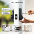 thumbnail image 3 of Veise Keypad Deadbolt Door Lock, Keyless Entry, Easy Installation, Auto Lock, Matte Black, 3 of 10