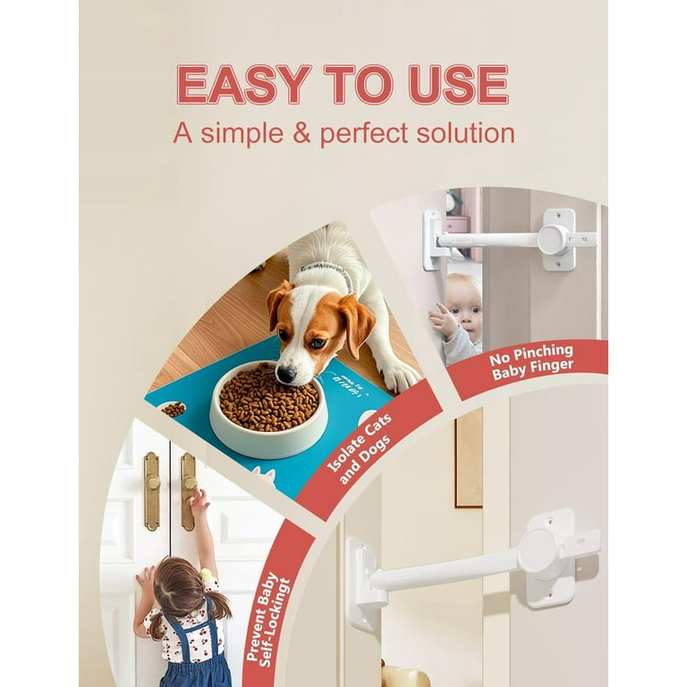 Cat Door Holder Latch, Pcs Adjustable Cat Door Stopper to Keep