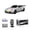 White, variant on Remote Control Car with Charging Pile, Simulation New Energy Electric Sports Car Model, RC Toy, Blue