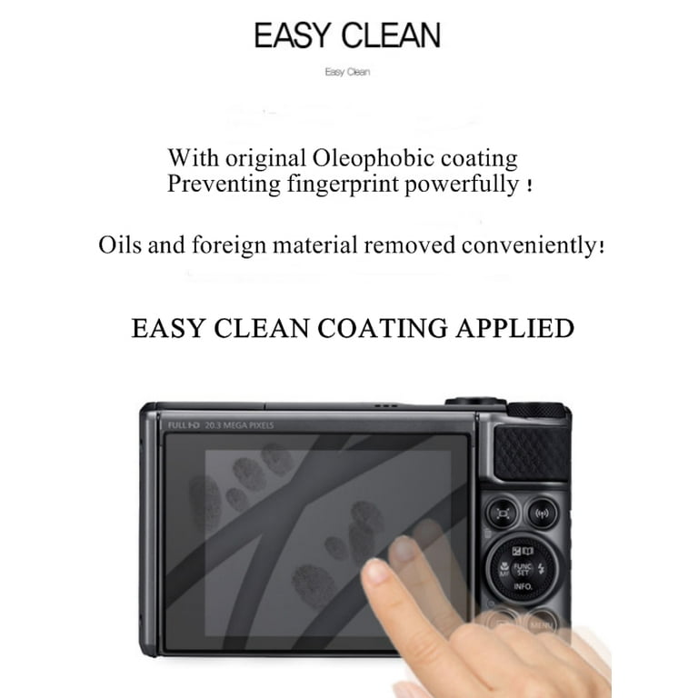 Healingshield Screen Protector Oleophobic AFP Clear Film for Canon