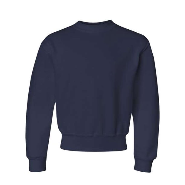 Sudadera de cuello redondo Jerzees NuBlend para jóvenes, azul marino, grande JERZEES 562BR