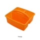 thumbnail image 5 of Bewildely Bandeja de almacenamiento apilable de plástico: organizador versátil para mantener los artículos cuidadosamente reforzados y Almacenamiento y organización del hogar naranja, 5 of 6
