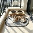 thumbnail image 6 of Pet Feeding Mat – Quick Drying Absorbent Non-Slip Cat and Dog Bowl Mat – Pet Food and Water Dispenser Tray for Indoor Use,C, 6 of 6
