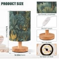 thumbnail image 3 of Forest Table Lamp USB Bedside Desk Nightstand Lamp Printed Gifts Small Lamp Wood Base for Bedroom Living Room Kids Room College Dorm, 3 of 7