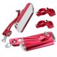 thumbnail image 1 of Espejo retrovisor para bicicleta de montaña, espejo retrovisor para bicicleta eléctrica, espejos retrovisores para bicicleta Par rojo, 1 of 4