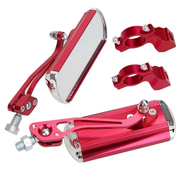Espejo retrovisor para bicicleta de montaña, espejo retrovisor para bicicleta eléctrica, espejos retrovisores para bicicleta Par rojo
