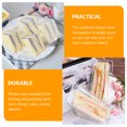 thumbnail image 4 of MasteelfCA 70pcs Disposable Sandwich Boxes Sandwiches Take Out Boxes Sandwich Storage Boxes, 4 of 8