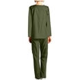 thumbnail image 4 of Aofany Women's Scrub Set Classic V-Neck Top and Jogger Pants Nursing Uniform Scrubs for Women Set, 4 of 7