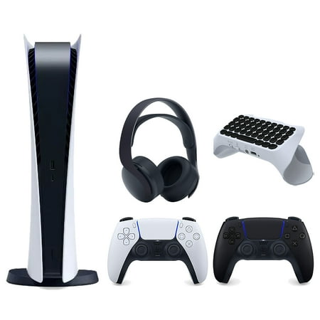 Sony PlayStation 5 Digital Edition, Black & White