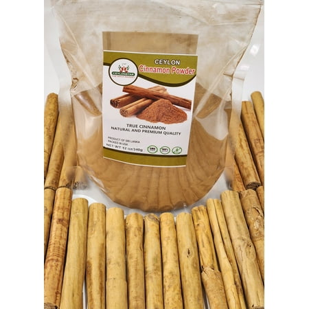 Ceylon Cinnamon  powder  12 oz /340 g Product of Sri Lanka.