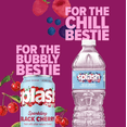 thumbnail image 3 of Splash Wild Berry Flavored Water, 16.9 fl oz Bottles, 6 Pack, Berry Flavored Drinking Water Beverage, 3 of 5