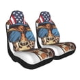 thumbnail image 2 of Pofeuu American Giraffe Style Print Automotive Car Seat Covers Flat Cloth Full Set Seat Covers,Car Seat Covers front seats for Cars Trucks and SUVs-1, 2 of 9