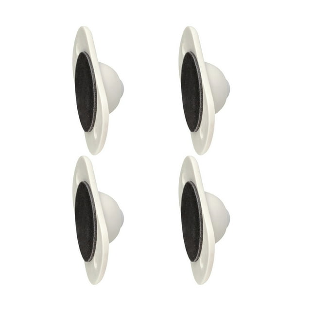 Injueey Paquete de 4 poleas adhesivas Caja de almacenamiento de ruedas universal de 360 grados Contenedor deslizante Suministros de Type3 NO3