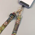 thumbnail image 6 of Universal Phone Clip Antilost Retro Pattern Strap Crossbody Long Strap Adjustment Length Hanging Neck Strap Mobile Phone Lanyard, 6 of 10