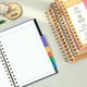 thumbnail image 3 of Cuaderno CAGIE de 5 asignaturas con reglas universitarias con pestañas extraíbles, tamaño A5, 3 of 8