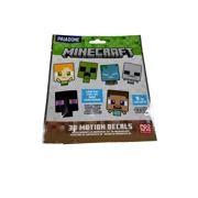 2 Pack MINECRAFT Blind Bag Play Pack 3D Motion Decals- Assorted style