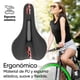 thumbnail image 4 of Asiento para bicicleta antiprostatico negro con vivos rojos TL-2162 Teide, 4 of 8