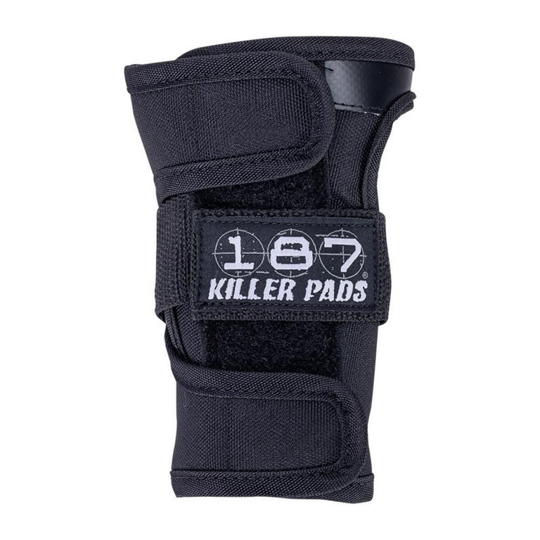  187 Killer Pads Skateboarding Knee Pads, Elbow Pads, and Wrist  Guards, Six Pack Pad Set, Black, Small/Medium : Sports & Outdoors