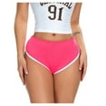 thumbnail image 2 of Yanyanz Shorts for Women,Fashion Pants Sports Elastic Women Shorts Shorts Sexy Yoga Stretch Summer Pants Gym Shorts Women Workout Shorts Women Clearance Pink S, 2 of 9
