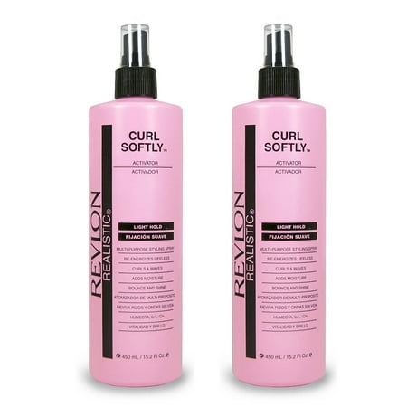 Revlon Realistic Curl Softly Activator Moisturizer Hair Spray 15