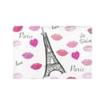 thumbnail image 4 of MKHERT Cute Kiss and Lips with Paris Eiffel Tower Placemats Table Mats for Dining Room Kitchen Table Decoration 12x18 inch,Set of 6, 4 of 4