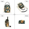thumbnail image 3 of FORMRS Crossbody Bag for Women Quilted Travel Shoulder Cell Phone Purse with Chain Strap Handbag, Green Oranges, 3 of 7