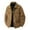 #Coffee, variant on DPTALR Men's Solid Color Fashionable Casual Jacket with Long Sleeves ,Lapel ,Thick Thick for Warmth,Black,XXXXXL