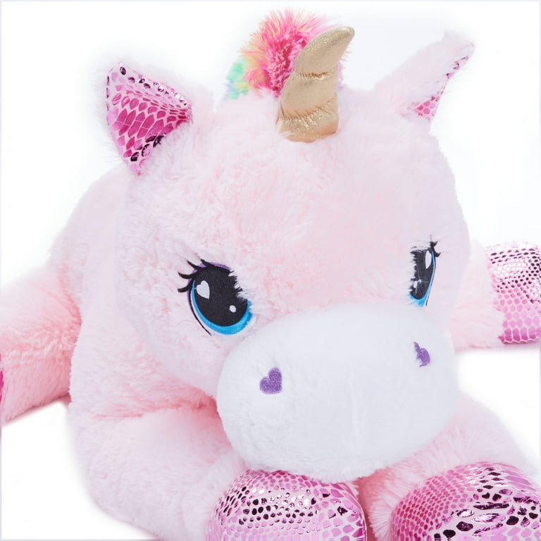 Jumbo plush deals unicorn walmart