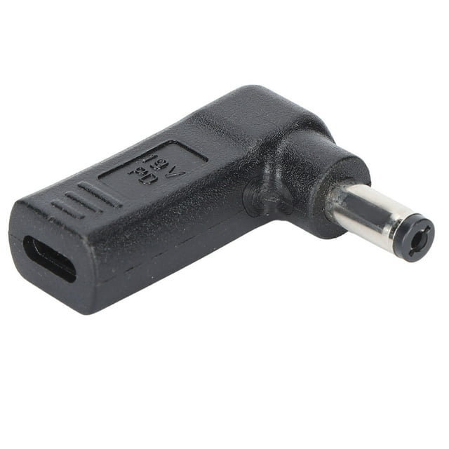 Adaptador USB typec A DC Femenino A Masino 5.5x2.1 mm Angleado de Ángulo Recto PD Dispositivo de Carga