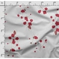 thumbnail image 2 of Soimoi Abstract Print, Silk Fabric, Decor Sewing Fabric by The Yard 42 Inch Wide,Decorative Fabric for Shirts Suits Ties, Red, 2 of 5