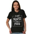 thumbnail image 3 of Halloween I Put A Spell On You Women's Graphic T Shirt Tees Brisco Brands X, 3 of 5