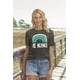 thumbnail image 4 of IRISGOD Be Kind Tank Tops Casual Manga Corta Arco Iris Inspirational Graphic Tees Tops Zhivalor HMYH046-5, 4 of 5