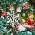 thumbnail image 5 of 4 campanas navideñas colgantes para árbol de Navidad, campanas doradas para decoración del hogar, adornos para fiestas de Navidad y Año Nuevo, 5 of 5