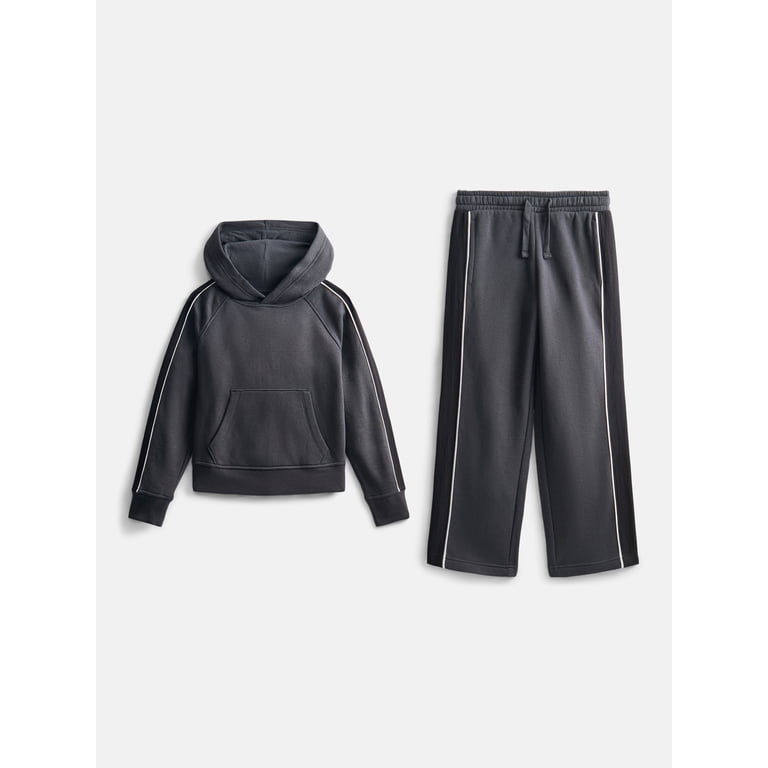 Wonder Nation Boys Color-Block Hoodie and Sweatpants Set photo 1