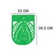 thumbnail image 4 of Papel Picado Virgen de Guadalupe DECORAMEC PAPEL PICADO Guirnaldas 5 tiras de 5 metros diseño Religioso verde blanco y rojo, 4 of 5