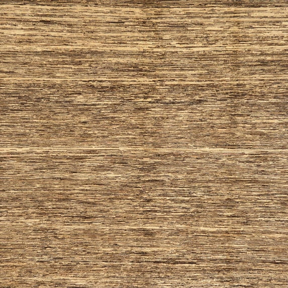 Ahgly Company Indoor Square Abstract Light Brown Abstract Area Rugs, 3' Square