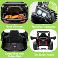 thumbnail image 6 of 12V Boys and Girls Electric Car, 4-Wheel Suspension, Multi Music Modes, LED Lights, Xmas & Birthday Gift Ideas for Boys and Girls Ages 3+, 6 of 6
