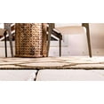 thumbnail image 5 of Unique Loom Trellis Collection Lattice Border Transitional Indoor and Outdoor Flatweave Area Rug, 2' 2" x 3', Brown/Beige, 5 of 5