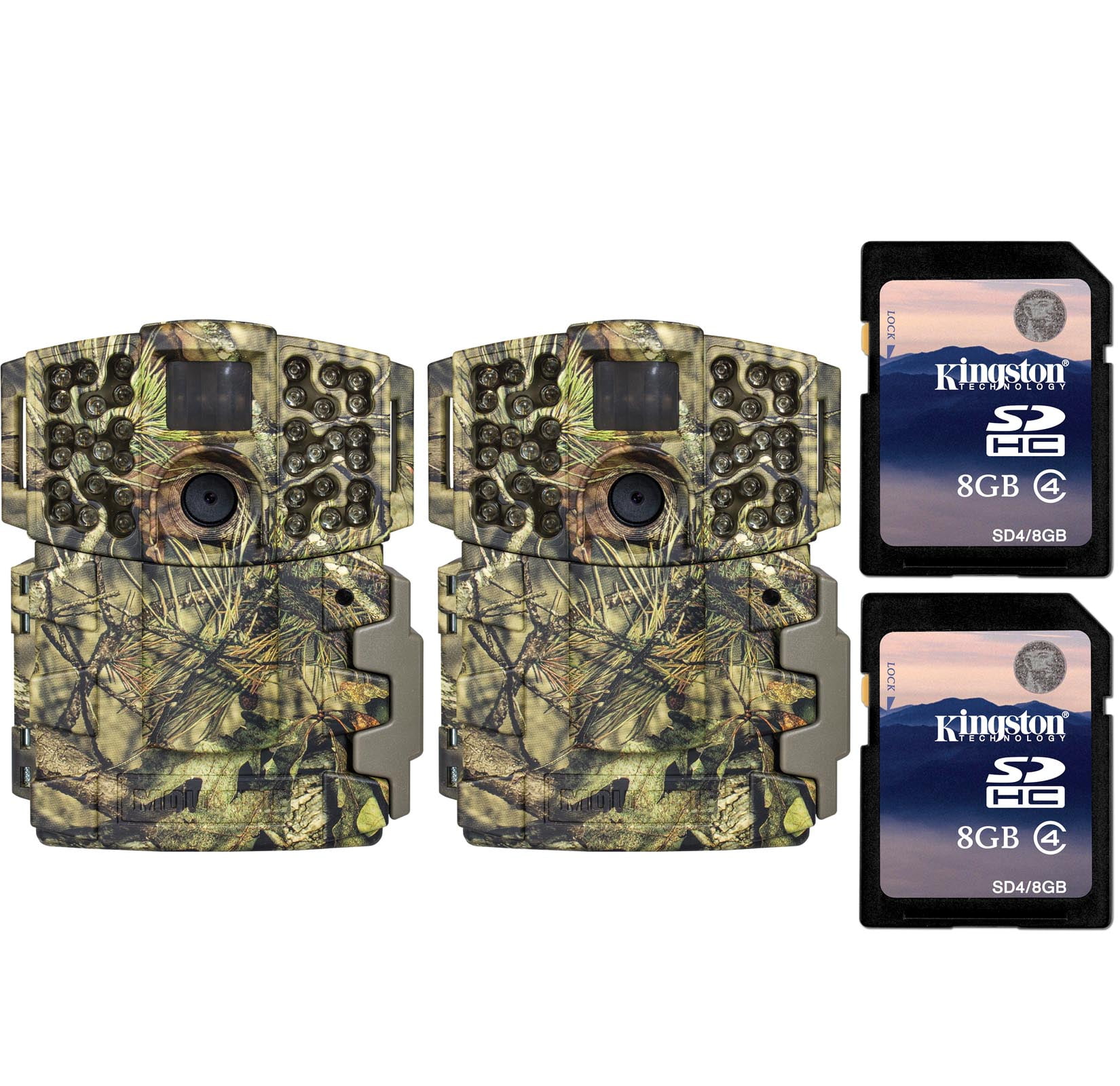 Moultrie No Glow Invisible 20MP Mini 999i IR Trail Game Cameras (2