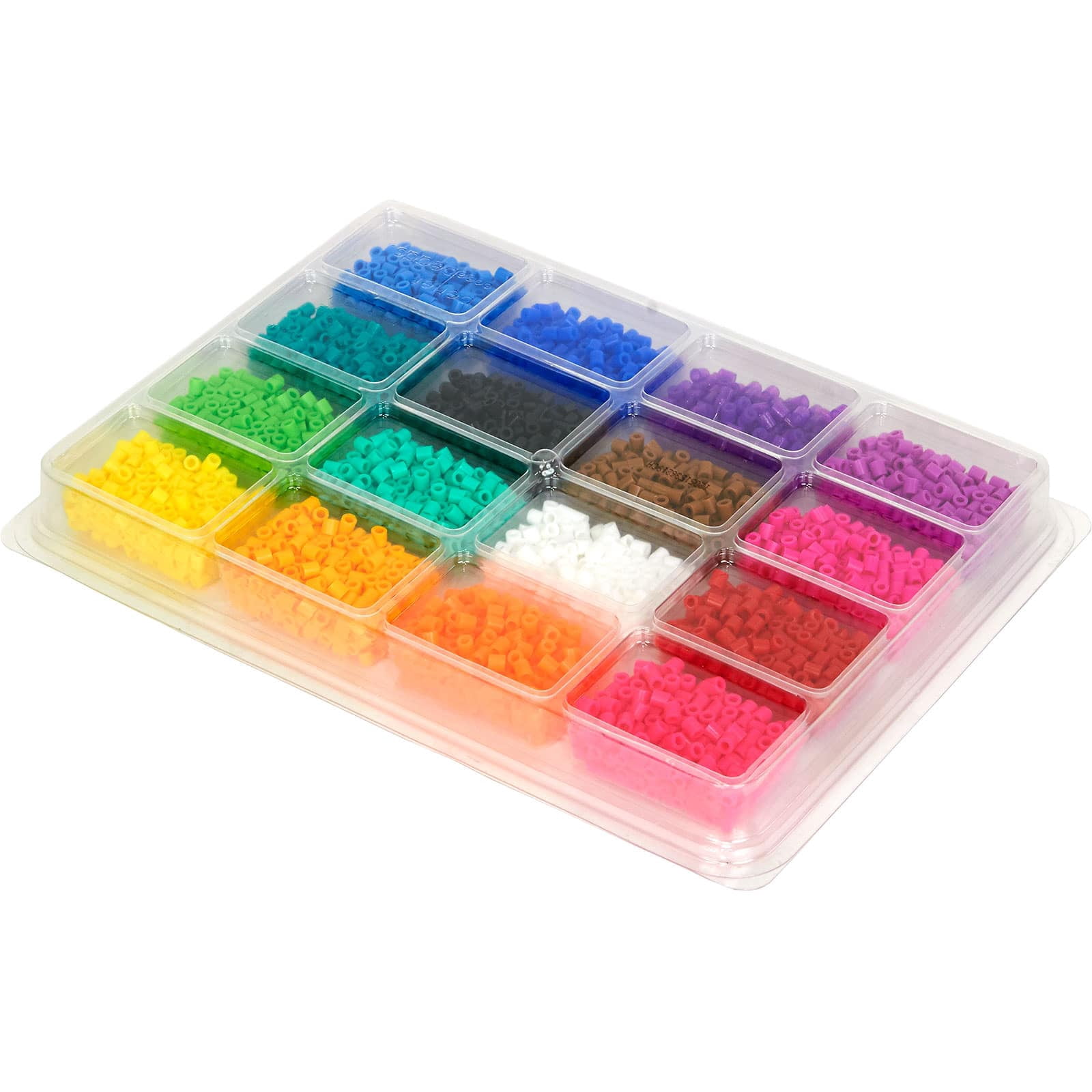 Perler Beads Tray of Beads, 6 Pack