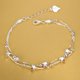 thumbnail image 1 of Pulsera de cadena sólida cuadrada de Plata de Ley 925 Noble para mujeres y hombres, abalorio para regalo de fiesta, joyería de moda para boda, envío gratis, 1 of 2