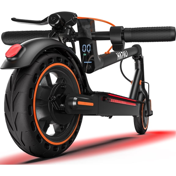Electric Scooters for Adults, Folding E-Scooter Built-in Side Lights, 550W Motor