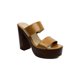 thumbnail image 1 of Sandalia Tacon Calzado Dama Lob Footwear 83702106 cafe 24 LOB Footwear 83702106, 1 of 6