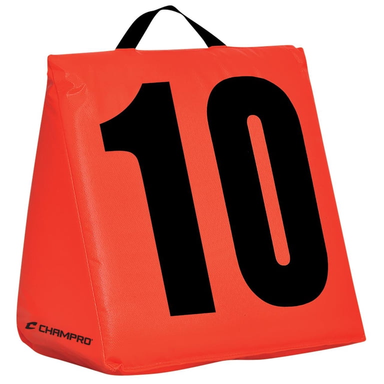 Champro Sports Solid Weighted Football Yard Markers - Walmart.com