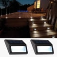 thumbnail image 5 of Solar Powered LED Step Light Outdoor Wall Mount Fixture for Deck Fence Staircase and Garden Pathway Automatic Dusk to Dawn Operation Sleek Oval Design for Exterior Home Improvement, 5 of 9