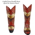 thumbnail image 5 of Urbalabs Western Cowboy Boot Red Angel Wings and Heart Flower Vase Decorative Cowboy Boots Vases Home Office Rustic Decor Country Living Wedding Centerpiece, 5 of 7