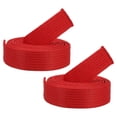 thumbnail image 1 of Unique Bargains Ceintures de Classement Colorées Taekwondo 7.9 Pieds, Polyester / Coton Hommes Femmes Pro pour Compétition, Rouge 2 Pack, 1 of 5