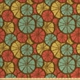 thumbnail image 1 of Fruit Upholstery Fabric by the Yard, Retro Style Sketchy Hand Drawn Orange Slices, Decorative Fabric for DIY and Home Accents, Multicolor by Ambesonne, 1 of 4
