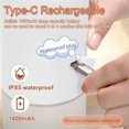 thumbnail image 5 of 300ml Wall Mounted Auto Soap Dispenser, 1800mAh Refillable Touchless Foaming Soap Dispenser with Temperature Sensing, 5 of 5