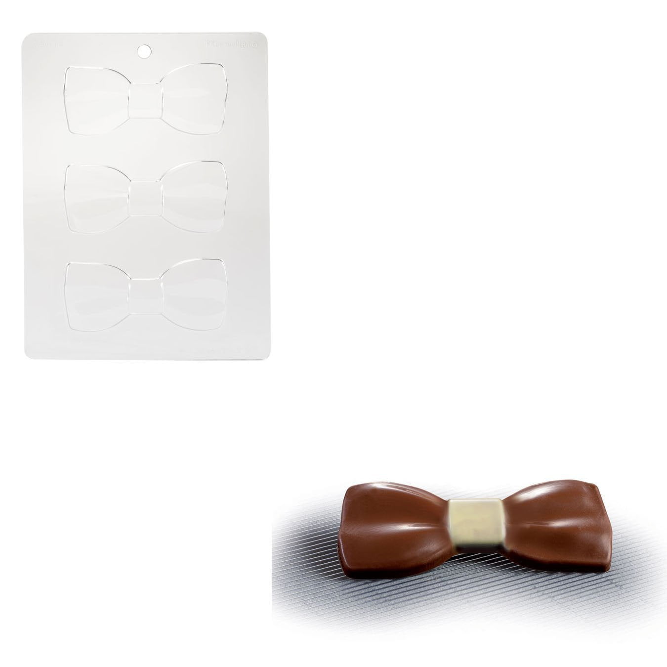 Martellato BowTie Chocolate Mold Pack of 4